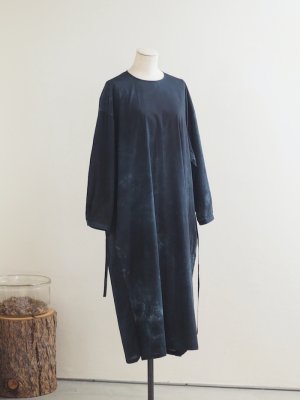 画像2: pub(ピューブ) オーガニックコットンぼかし染ワンピース ブラックグレー