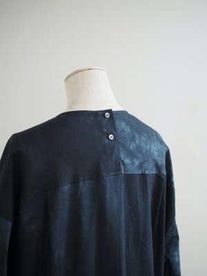 画像4: pub(ピューブ) オーガニックコットンぼかし染ワンピース ブラックグレー