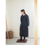 画像: pub(ピューブ) オーガニックコットンぼかし染ワンピース ブラックグレー