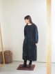 画像: pub(ピューブ) オーガニックコットンぼかし染ワンピース ブラックグレー