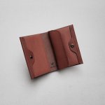 画像: POSTALCO(ポスタルコ)  CARD & COIN WALLET Brick Red