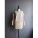 画像: alvana(アルヴァナ) TURI-AMI 60s SHAPE SWEAT(吊り編み) オートミールグレー