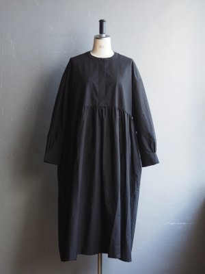 画像1: DUI JUJUDHAU(デュイ ズーズーダウ)FLY FRONT DRESS-フライフロントドレス L/C BLACK