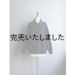 画像: Still By Hand(スティルバイハンド)  スタンドカラーハイゲージスウェット ダークネイビー