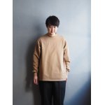 画像: POSTALCO(ポスタルコ) Crew Neck T Long Organic Twin Jersey ヘーゼル