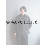 画像: Still By Hand(スティルバイハンド) スタンドカラーブルゾン ブラック
