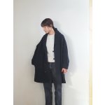 画像: POSTALCO(ポスタルコ) カラーコート ソリッドウール-カラーコート ブラック