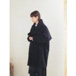 画像: POSTALCO(ポスタルコ) カラーコート ソリッドウール-カラーコート ブラック