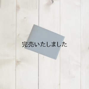 画像1: POSTALCO(ポスタルコ) Small Billfold Wallet with Coin Pocket-クロスグレインレザー折り畳み財布 エメラルドグリーン