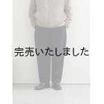 画像: Still By Hand(スティルバイハンド) ナイロン1タックイージーテーパードパンツ ブラック