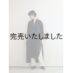 画像: quitan(キタン) AODAI LONG SHIRT KHADI COTTON KAKISHIBU-柿渋 ブラック