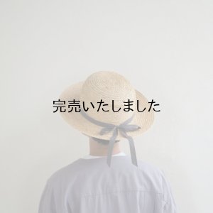 画像1: Sashiki(サシキ) 麦わら帽子 RA253-M グレー