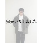 画像: 【再入荷】Still By Hand(スティルバイハンド)スタンドカラーパデットハーフコート オリーブ