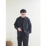 画像: Still By Hand(スティルバイハンド) 2Bテーラードジャケット インクブラック