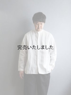 画像1: Style Craft Wardrobe(スタイルクラフトワードローブ) SHIRTS #4 リネンホワイト