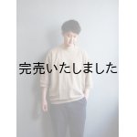 画像: Style Craft Wardrobe(スタイルクラフトワードローブ) T-SWEATER 1/2 ラミーベージュ