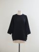 画像: Style Craft Wardrobe(スタイルクラフトワードローブ) T-SWEATER#2 RAGLAN supima 120/2 BLACK