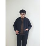 画像: 【再入荷】Style Craft Wardrobe(スタイルクラフトワードローブ) V-SHIRCKET organic cotton twill BLACK