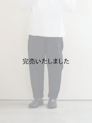 画像1: Style Craft Wardrobe(スタイルクラフトワードローブ) PANTS #5 cotton typewriter OBSIDIAN