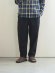 画像1: Style Craft Wardrobe(スタイルクラフトワードローブ) PANTS #9 cotton linen typewriter BLACK