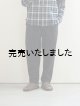 画像: Style Craft Wardrobe(スタイルクラフトワードローブ) PANTS #9 cotton linen typewriter BLACK