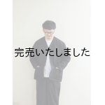 画像: Style Craft Wardrobe(スタイルクラフトワードローブ) V-SHIRCKET cotton linen typewriter BLACK