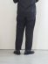 画像3: Style Craft Wardrobe(スタイルクラフトワードローブ) PANTS #7 linen cotton serge INK