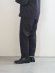 画像2: Style Craft Wardrobe(スタイルクラフトワードローブ) PANTS #7 linen cotton serge INK