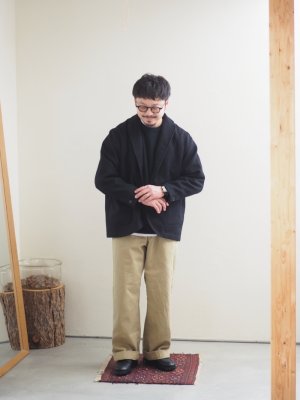 画像18: Style Craft Wardrobe(スタイルクラフトワードローブ) HALF JACKET(Back Beaver) ブラック
