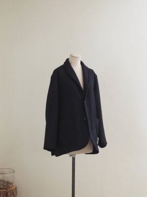 画像4: Style Craft Wardrobe(スタイルクラフトワードローブ) HALF JACKET(Back Beaver) ブラック