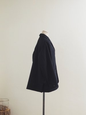 画像7: Style Craft Wardrobe(スタイルクラフトワードローブ) HALF JACKET(Back Beaver) ブラック