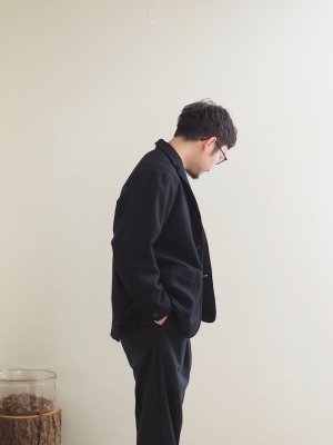 画像2: Style Craft Wardrobe(スタイルクラフトワードローブ) HALF JACKET(Back Beaver) ブラック