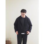画像: Style Craft Wardrobe(スタイルクラフトワードローブ) HALF JACKET(Back Beaver) ブラック