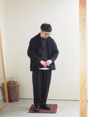 画像16: Style Craft Wardrobe(スタイルクラフトワードローブ) HALF JACKET(Back Beaver) ブラック