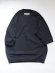 画像1: Style Craft Wardrobe(スタイルクラフトワードローブ) T-SWEATER 1/2 high gauge BLACK