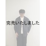 画像: Still By Hand(スティルバイハンド) コットンシルクオープンカラーシャツ ブラック