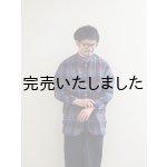 画像: weac.(ウィーク) BIGMAN-ビッグシャツ- ブルーチェック