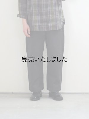 画像1: weac.(ウィーク) BULGARIAN WIDE PANTS-ワイドパンツ- グレー