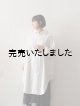 画像: Yarmo(ヤーモ) Oversized Shirts-オーバーサイズシャツ-ホワイト