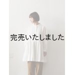 画像: Yarmo(ヤーモ) Gathered Tunic Shirts-ギャザーチュニックシャツ-ホワイト