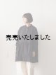 画像: Yarmo(ヤーモ) Gathered Tunic Shirts-ギャザーチュニックシャツ-インクブラック